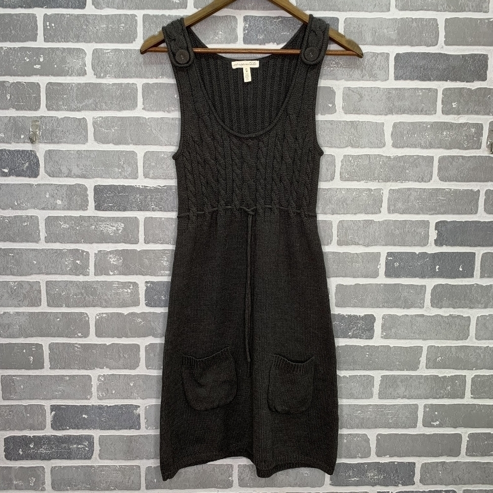 Knit Aeropostale Y2K Gray Sweater Dress Size Medium